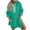 Green, variant on Oversized Sweatshirt for Women Casual Split Hem Hoodie Dress Long Sleeve Fall Pullover Dresses with Kangaroo Pocket