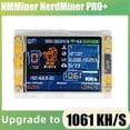 thumbnail image 2 of 1060KH/S NMMiner NerdMiner Upgraded Harshrate 2.8 Inch Smart Display Bitcoin Crypto Solo Lottery Miner NerdMiner, 2 of 5