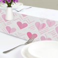 thumbnail image 4 of Yayeee Table Runner 70 inches Long Home Kitchen Dinning Party Decoration, Geometric Love, 4 of 7