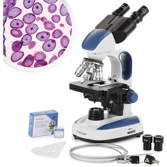 AmScope B270 Student & Professional Binocular Compound Microscope