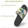 Myst Design Stylish Black Slides for Men Women, Cat Cute Summer Hat