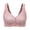 A-Pink267, variant on Daisy Bras For Older Women Front Closure Seamless Floral Print Wireless Push Up Bras Everyday Wirefree Sleep Bras