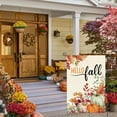 thumbnail image 3 of Fall Garden Flag 12.5x18 Double Sided for Outside Burlap, Autumn Leaves Thanksgiving Pumpkins Outdoor Seasonal Yard Flag Vintage Fall Decor 17-12, 3 of 6