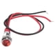 thumbnail image 2 of Indicador LED de metal, lámpara de señal impermeable de 6 mm para piloto, coche, camión, barco con cable 6VRed, 2 of 10