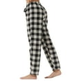 thumbnail image 3 of YUSHOW Women Fleece Pajama Pants Buffalo Plaid Pjs Bottoms Soft Comfy Sleep Lounge Pj Pants S, 3 of 8