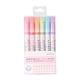 thumbnail image 2 of Highlighter Pen Set Border Pen 6 Colours Highlighter Set With Different Shapes Highlighters Markers Coloured Pens 5ml, 2 of 3