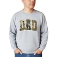 thumbnail image 3 of Dad Retro Camo Sweatshirt Vintage Duck or Deer Hunting Season Pullover Sweater Gray Sweatshirt Adult Large, 3 of 4