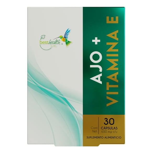 Ajo con Vitamina E BEST HEALTH