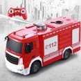 thumbnail image 3 of 1:26 juguete de coche de ingeniería de motor de con pilas a control remoto para niños Sunnimix Mini juguete de bomberos para niños, 3 of 8