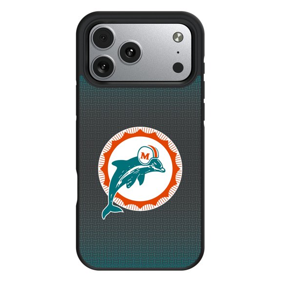 Miami Dolphins Linen Logo iPhone Bump Case