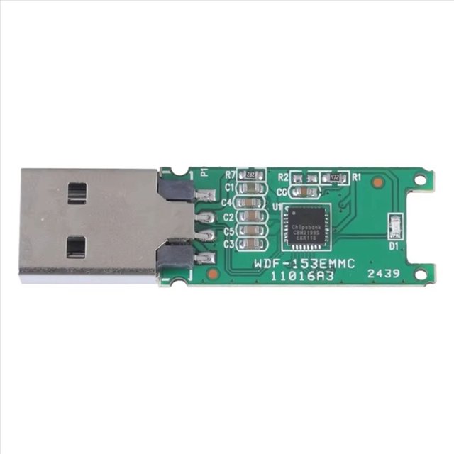 2X USB 2.0 EMMC Adapter 153 169 EMCP PCB Main Board U Disk Main Control Board Without Flash Memory