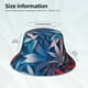thumbnail image 3 of Balery Red And Blue Leaves Sombreros para el sol para hombre y mujer, sombrero de pescador con UPF 50+, 3 of 6