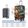 thumbnail image 4 of Hirioo Starry Night Guitar Dog for Elasticity Suitcase Cover (No luggage Included) Durable Luggage Protector Fits 18-32 Inch Luggage-Small, 4 of 7