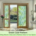 thumbnail image 4 of shiyou-Window Films for Privacy Decorative Stained Glass Window Film Rainbow Foliage Window Cling Anti UV Reusable Non-Adhesive Static Cling Colorful Window Decal for Home 44.3x200cm, 4 of 4