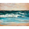 thumbnail image 2 of Edmunds, Sydney 14x12 Gold Ornate Wood Framed with Double Matting Museum Art Print Titled - Ocean Light II, 2 of 4
