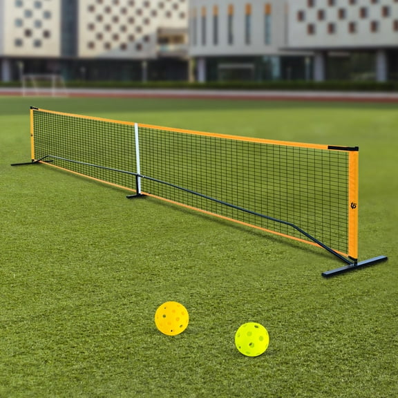 Wildnix Complete Pickleball Set with 4 Paddles, Net, and Balls for 4 Players, Stable, Durable, and Easy to Carry for Family Fun