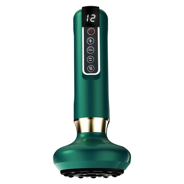Masajeador de ventosas con presión negativa inteligente, raspador, vibración y cepillado, 30 ml