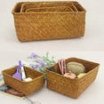 thumbnail image 3 of Seagrass Storage Basket, Multisize Handmade Rattan Shelf Baskets & Home Bins for Decoration, 3 of 4