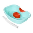 thumbnail image 2 of Bañera de lavado de cabello enjuague Tazón de limpieza para el cabello bandeja de lavado portátil bandeja para lavado para sala de estar de noche Verde, 2 of 8