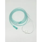 Medical Sales Supply Stay Soft Adult Nasal Cannula with 7ft Soft Green, Universal Connector, Kink Resistant, Lightweight Tubing (5 Pack)
