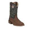 thumbnail image 2 of Justin Boots Mens  News Square Toe Pull On Cowboy  Mid Calf Boots, 2 of 5