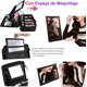 thumbnail image 4 of Estuche de Maquillaje de Viaje Bolsa de Cosméticos - Con Espejo, Profesional Organizador de Maquillaje Impermeable con Divisor Ajustable, Bolsa de Almacenamiento, 4 of 4