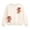 Beige, variant on Kids Teddy Bear Sweatshirt Long Sleeve Crewneck Pullover Top for Girls Boys Age 2-14 Years Cute Casual Fall Winter Clothes