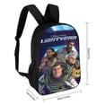 thumbnail image 2 of Buzz Lightyear-theme Backpack, Campus style schoolbag Bookbag with Adjustable Shoulder Straps And Large Zip Compartment, Unisex Travel Bags.17”, 2 of 6