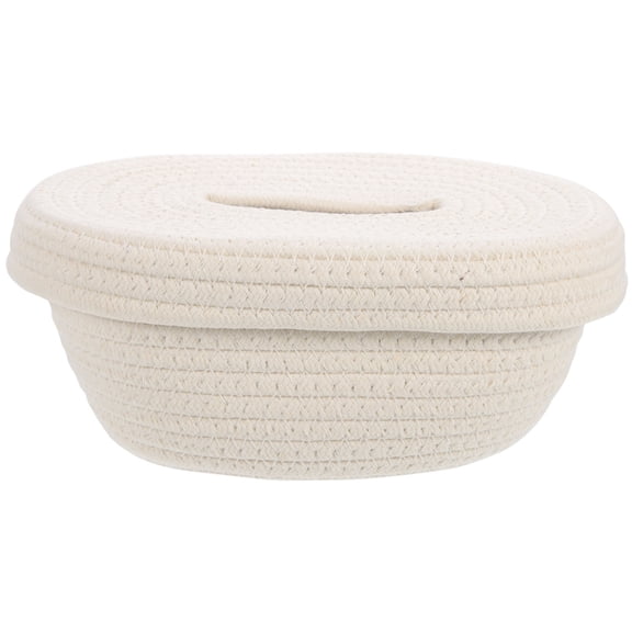 ULTNICE Cotton Rope Woven Basket Paper Towel Storage Office 1Pcs