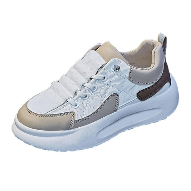 Zapatos casuales para mujeres jovenes Calzado Suelas de goma Zapatillas Moda Zapatillas con cordones 35 yardas de color Yuyangstore zapatillas casuales Walmart en linea