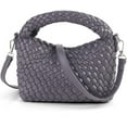 thumbnail image 1 of LHSHID Women Woven Tote Small Crossbody Bag, Weave Quilted Purse Square Shoulder Bag Woven Handbag with Detachable Strap, 1 of 6