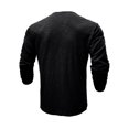 thumbnail image 4 of SUNSIOM Men's Spring Autumn Casual T-shirt Solid Color Long Sleeve Crewneck Button Up Tops, 4 of 5