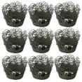 thumbnail image 1 of 60pcs Cupcake Wrappers Cake Wrappers Hollow out Pattern High Temperature Resistance for Cake (Black), 1 of 8