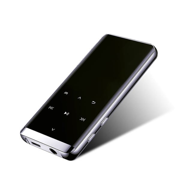 Cateissary Reproductor de MP3 de tamaño compacto con tecla táctil y altavoz HIFI Sonido Reproductor de MP3 Altavoz Altavoz multipropósito Touch Cables de audio/vídeo Inglés neutro Bluetooth 8G