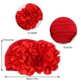 thumbnail image 3 of Women Flower Turban Cap Soild Color  Headscarf Bonnet Inner Hijabs Arab Head Wraps Indian Hat, 3 of 7