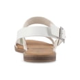 thumbnail image 4 of Journee Womens Wide Width Lavine Multi Strap Flat Sandals, 4 of 11