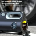 thumbnail image 5 of Tgbvmt Portable Compressor Tire Inflator 120 PSI, 12V Car Tire Pump with Digital Pressure Gauge, LED Light for Cars, Bicycles, Motorcycles, Balls, Rubber Boats and Beach Toys, Emergency Tire Repair., 5 of 8