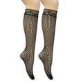thumbnail image 3 of QSAWXQZ Women's Lace Knee High Socks Sheer Vintage Lace Socks Free Size, 3 of 5