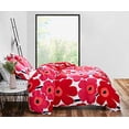 thumbnail image 3 of Marimekko 221454 Unikko Housse de Couette Ensemble Rouge, Simple, 3 of 5