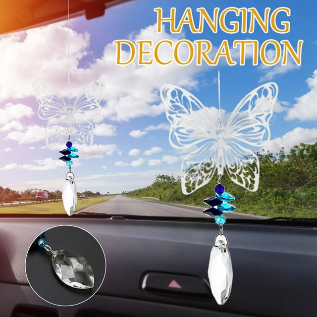 WREESH Stainless Steel Whirlwind Crystal Pendant For Home Gardening Decoration