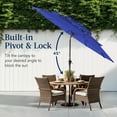 thumbnail image 5 of Best Choice Products 10ft 3-Tier Patio Umbrella, Market Sun Shade w/ Tilt Adjustment, Easy Crank - Resort Blue, 5 of 7
