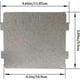 thumbnail image 2 of piezas de piezas para horno microondas, cubierta de guía de ondas, lámina de mica universal para horno microondas, 2 of 5