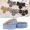 Blue, variant on Rupoun 1m Rhinestone Crystal Glass Mesh Banding Iron On Applique Wedding Dress Shoes Trim 39.37 inches / 100 cm DIY Accessories Sewing Trim Decor (Silver)