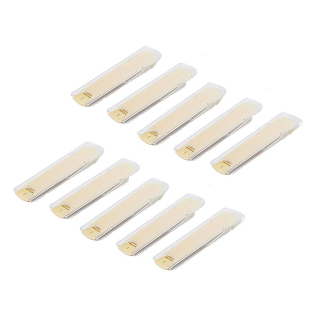 Redempat 10x Clarinet Reeds Woodwind Instrument Traditional Clarinet Reeds for Player hardness 1.5 hardness 1.0 7x1.2cm