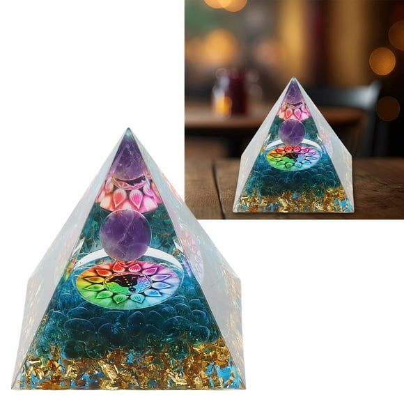 Pyramid Ornament, Positive Energy  Pyramid Widely  Epoxy Delicated  For Yoga Room