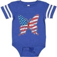 thumbnail image 3 of Inktastic Patriotic Butterfly Girls Baby Bodysuit, 3 of 5