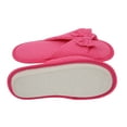 thumbnail image 5 of Living Health Products Cotton Memory Foam Women's Slipper with Butterfly Tie, 5 of 5