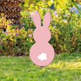 thumbnail image 3 of Easter Acrylic Rabbit Garden Decor Waterproof Double Sided Lawn Decorative Signs for Villa Courtyard Garden, 3 of 6