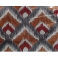 thumbnail image 4 of oneOone Georgette Viscose Fabric Argyle Style Ikat Decor Fabric Printed BTY 42 Inch Wide, 4 of 4