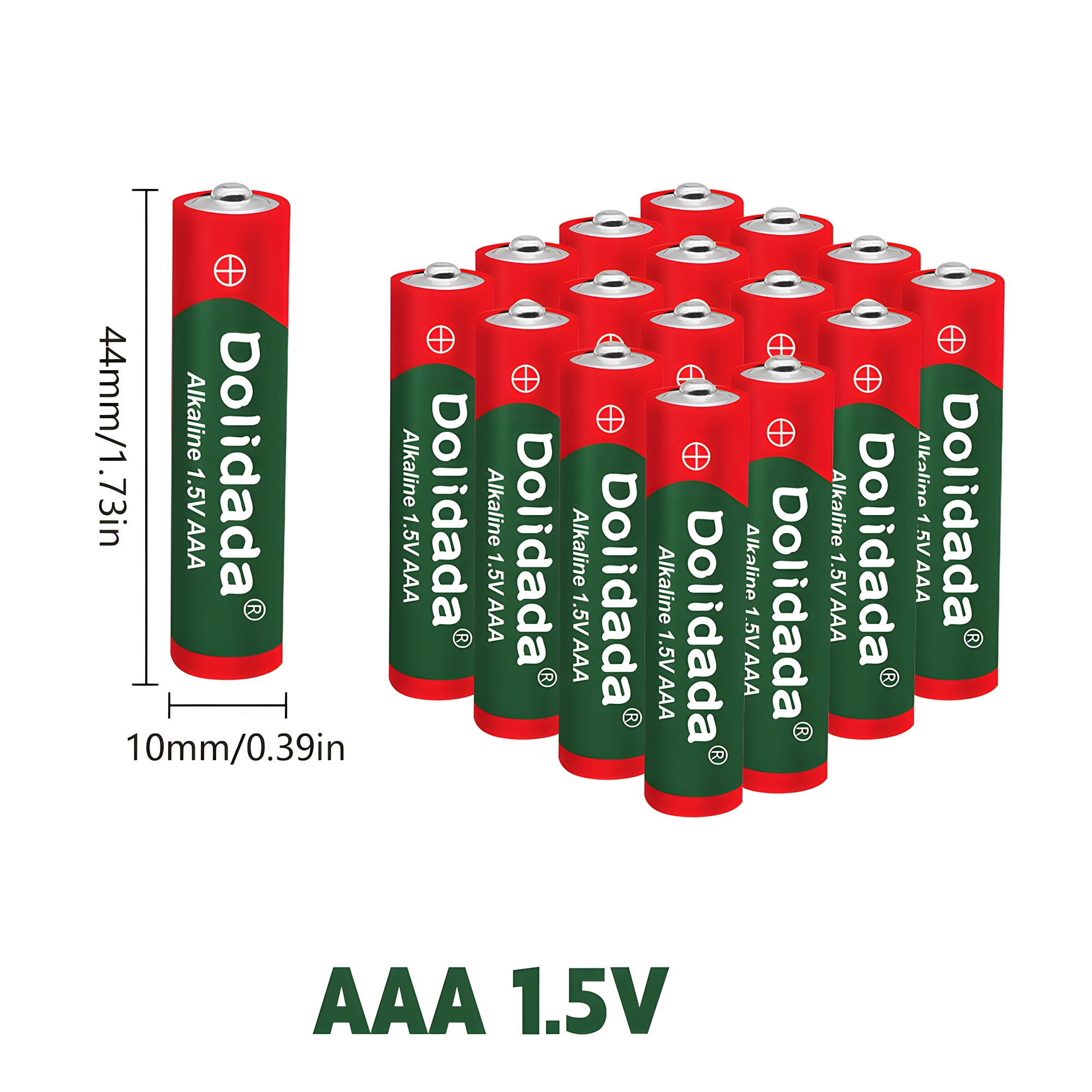 AAA Batteries -DFITO 16 Pack 1.5V Alkaline Triple A Battery